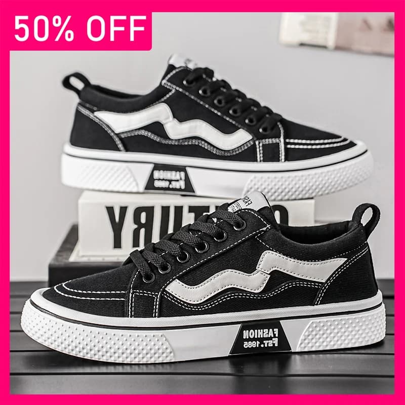 Scarpe da Skateboard per Uomo, Versatili e Traspiranti con Cinturini in Rete, Comode per Adolescenti, Uso Quotidiano, Casual con Suola Spessa Antiscivolo
