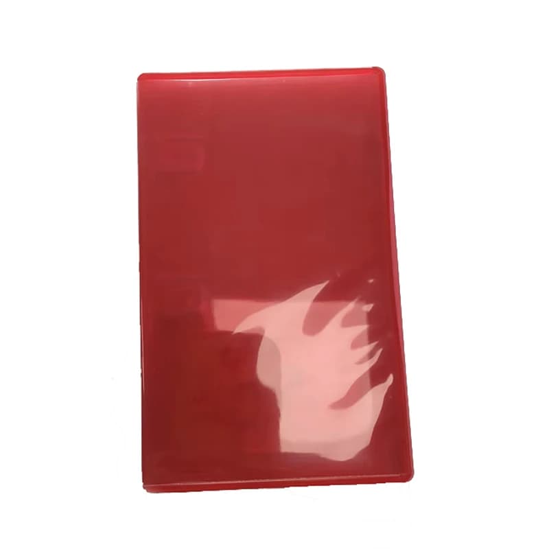 Custodia Protettiva Trasparente Rossa per Schede di Gioco Switch 2, Scatola Portaoggetti Accessori