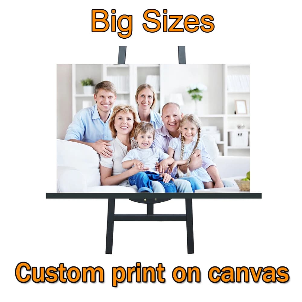 US Shipping No Tax Waterproof Painting Spray Pringting Custom Print Paintings Wall Art Poster For Living Room Home Decor