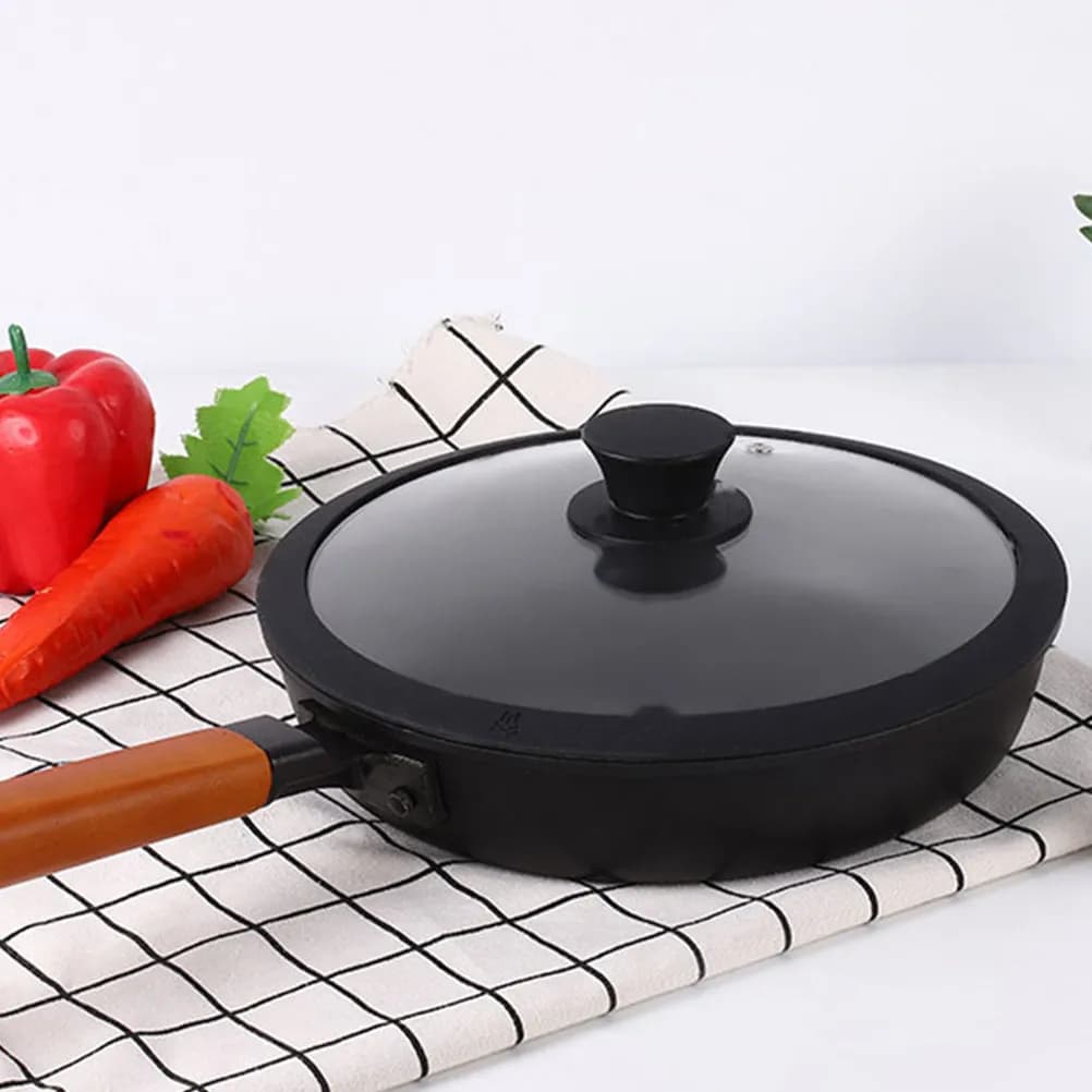 Coperchio Universale in Vetro Temperato con Bordo Flessibile in Silicone per Pentole, Padelle e Tegami, Coperchio Salva-Freschezza Lavabile in Lavastoviglie