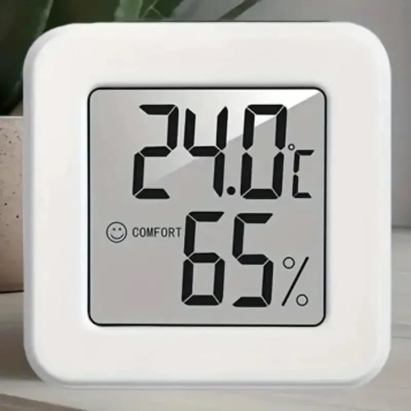 Mini temperature and humidity meter for interior, temperature meter for bedroom, digital portable display, humidity and tempera
