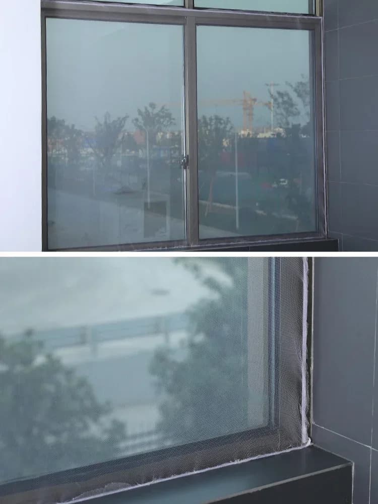 Tenda Anti zanzariera porta casa invisibile sabbia finestra schermo repellente autoadesivo senza fori di perforazione letto tessile giardino Netss