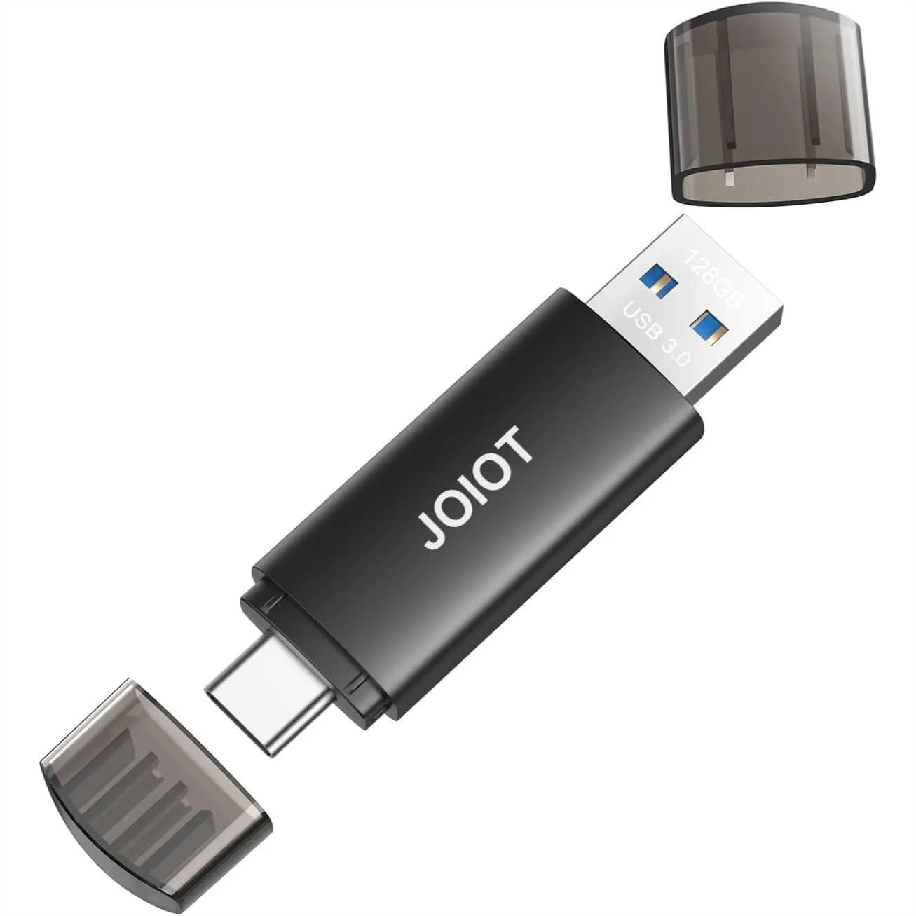 Chiavetta USB C da 128 GB con doppia porta USB 3.0 (Type C + USB A) portatile per iPhone 15, Android, Tablet, Computer