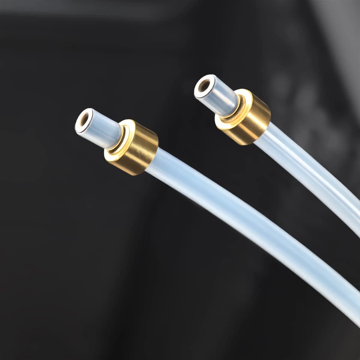 Tubo 2x4mm Lunghezza 150/200/300/400/500mm Tubo Resistente alle Alte Temperature Ricambio per Macchine da Caffè