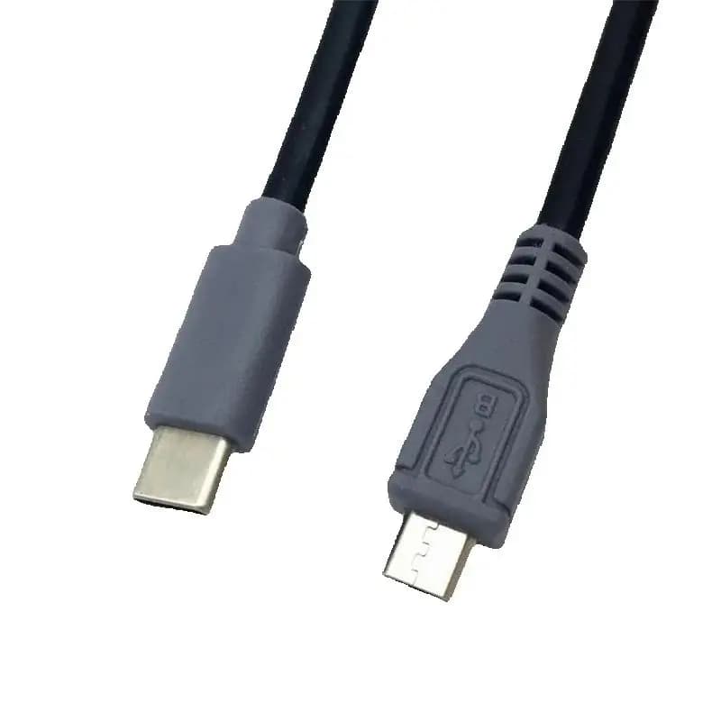 USB3.1 Type C Male To Micro USB 5 Pin B Male Converter Spina OTG Adapter Data Cable for Mobile Ma cbook 25 cm/100 cm
