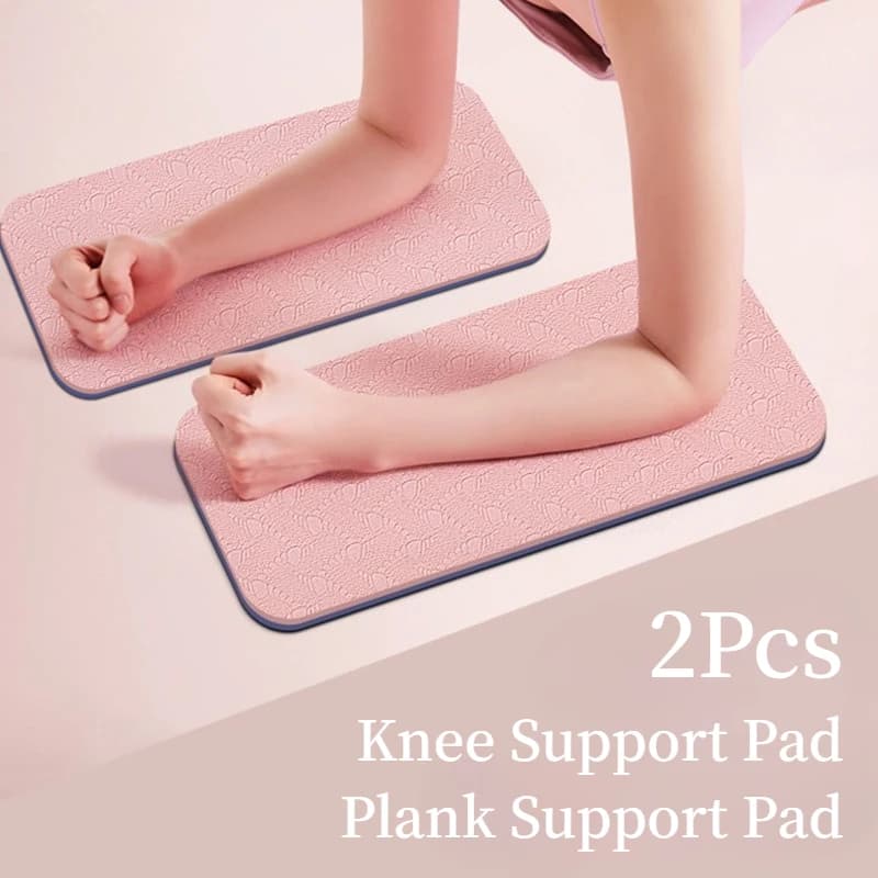 2 Pieces Carpet for Yoga and Exercises, Support for Knee, Elbows, Legs and Arms, for Home Fitness and Gym