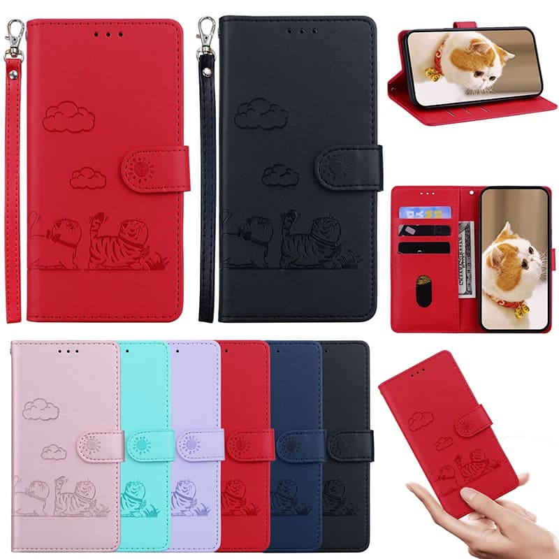 Wallet housing with support for Sony Xperia 1 10 5 III IV VI 2024 V 2023 Plus L3 L4 XZ3 Leather protective case