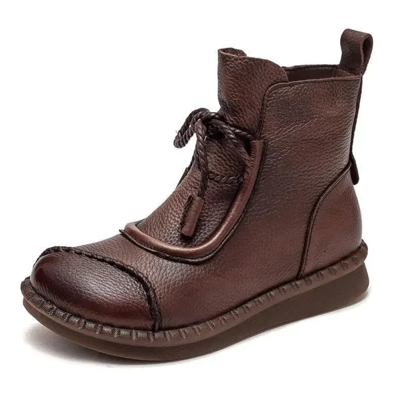 Scarpe da donna Stivali da donna incrociati Stivali giornalieri Vendita calda Scarpe di cotone Punta tonda Scarpe basse comode Stivaletti da donna