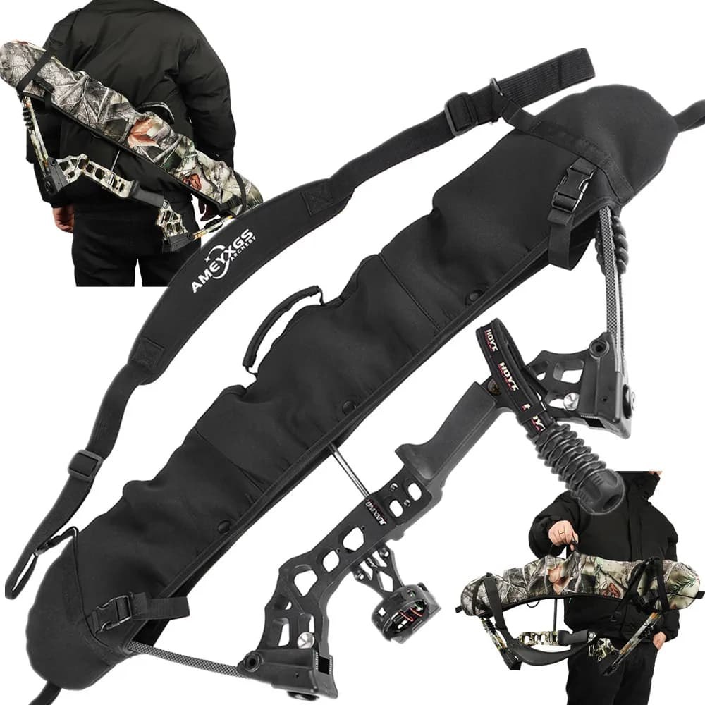 Borsa per arco per tiro con l'arco Zaino da trasporto portatile con tracolla regolabile per accessori per bersagli da tiro con arco composto