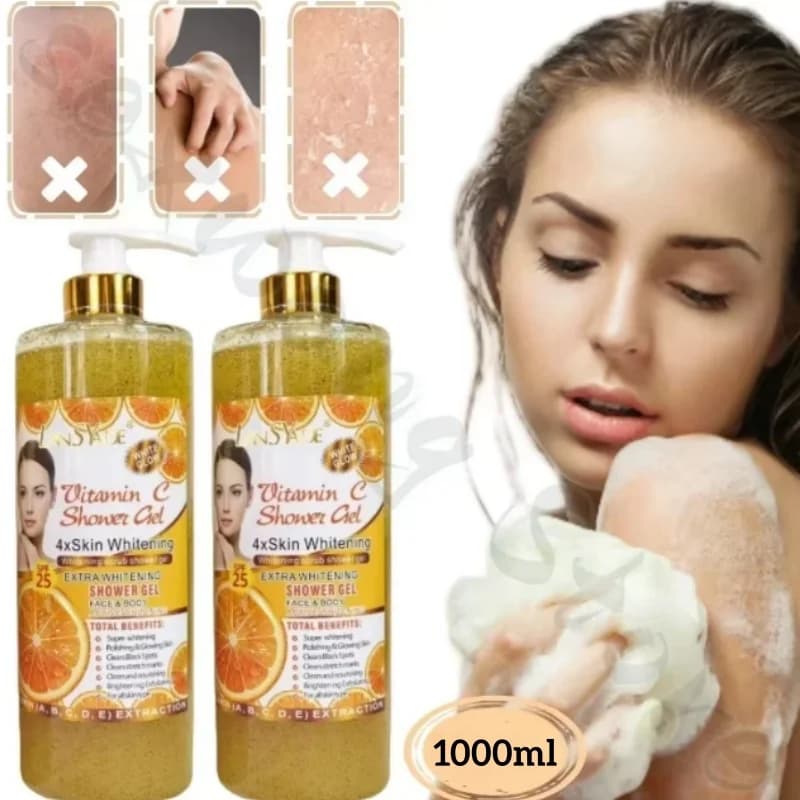 Large capacity scrub shower gel, silky skin foam, dense deep cleansing, moisturizing and refreshing, improves dry and shaky skin