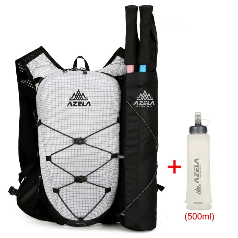 Hydration Backpack for Men Women Large Capacity Running Pack with Water Bottle for Hiking Cycling Fitness Outdoor Sports