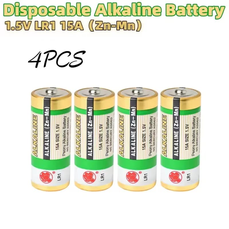 Batteria da 1,5 V N per campanello Altoparlante Bluetooth Giocattolo LR1 AM5 MN9100 E90 Batterie alcaline per Walkman Lettore MP3 di lunga durata
