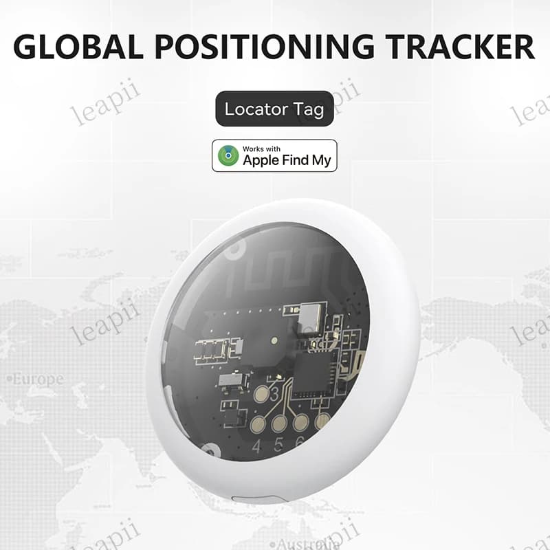 2026 New Smart Tag IP67 Tracker Anti-lost Air Tag Work for Apple Find My APP IOS Keys Suitcase Bag Locator