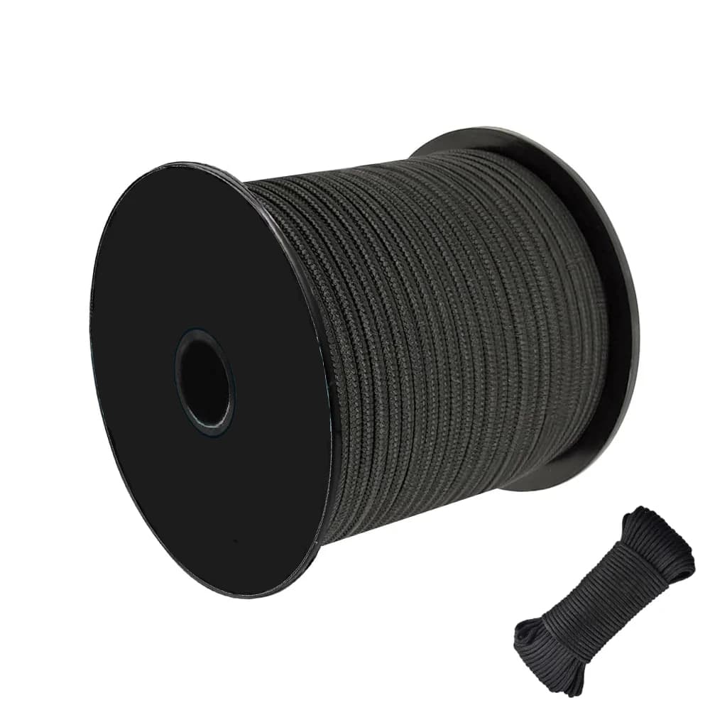 Corda Paracord 650LB 9 Core 4mm 550 Corda per paracadute tattica militare di sopravvivenza per la produzione fai-da-te Bracciale con cordino Collare per cani Tenda