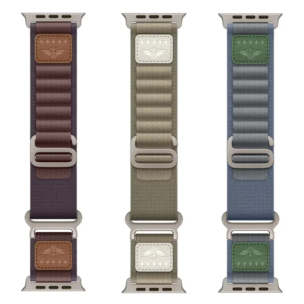 Alpine Strap for Apple Watch Ultra Band 49mm 46mm 45mm 44mm 40mm 41mm Nylon Belt Set 10 9 8 7 6 5 SE 3