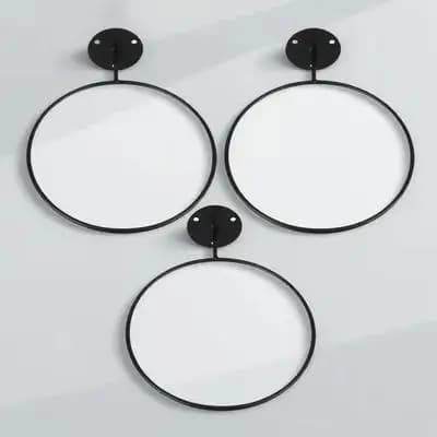 3Pcs Iron Ball Display Rack Heavy Duty Rust Proof Sports Balls Wall Mount Holder for Basketball Soccer Volleyball Home Gym