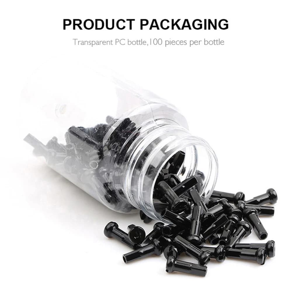 GUB 100PCS capezzoli per raggi per biciclette 14mm MTB Road Bike Rim Cap bicicletta 14G/2mm copertura per raggi cerchione per bicicletta accessori per ciclismo