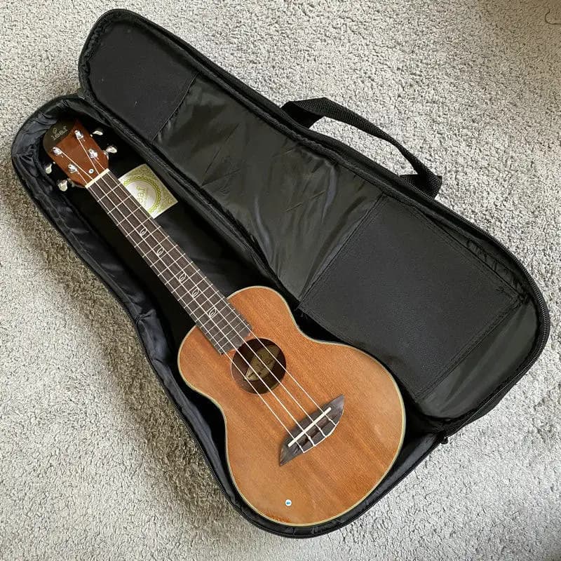 K943 23 Inch Soprano Ukulele L100 Mahogany Body Rosewood Fingerboard Nylon Strings with Gig Bag
