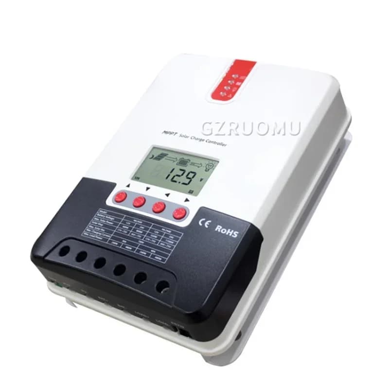 Regolatore di carica solare MPPT 60A 12V 24V 36V 48V Pannelli batteria solare Regolatore Batteria al litio Controller universale al piombo-acido