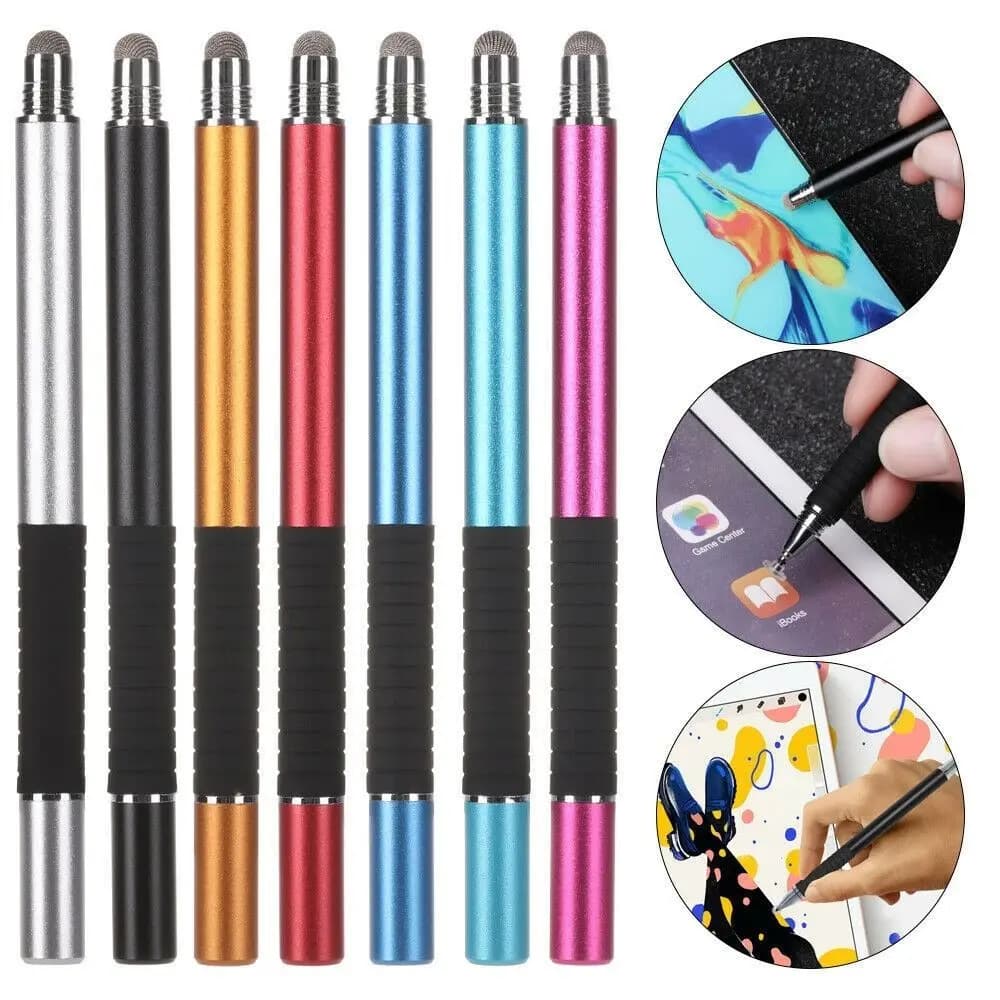 Accessories Metal Touch Screen Pen Capacitive Screen 2 in 1 Capacitive Tablet Stylus Drawing Tablet Pens Tablet