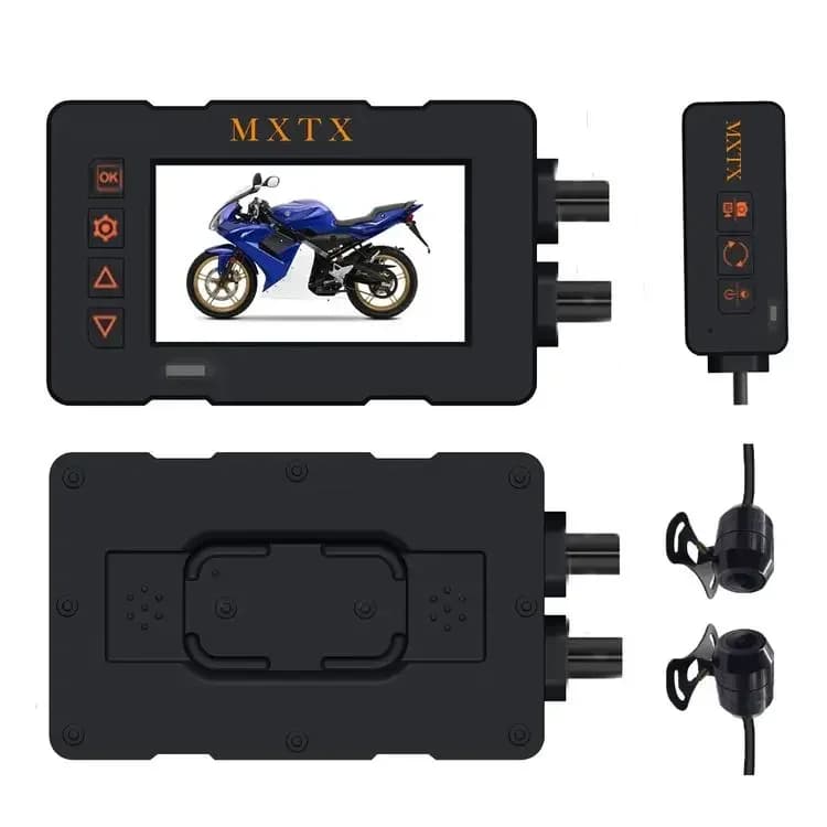 Top Quality 2k Wifi Gps Motorcycle Dash Cam Security Camera Night Vision Ntk96670 Wide Angle Waterproof Remote Control