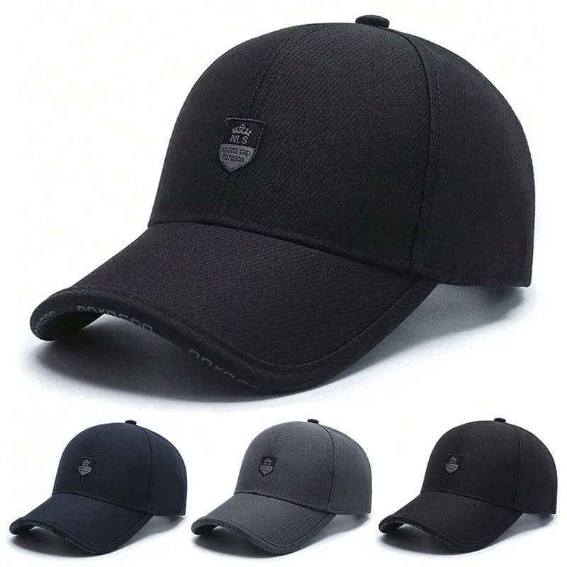 Berretto da baseball con stampa di lettere a tesa NLS unisex da 1 pezzo Cappello per il tempo libero con protezione solare regolabile per esterni Primavera Autunno Viaggi Turismo Vacanze