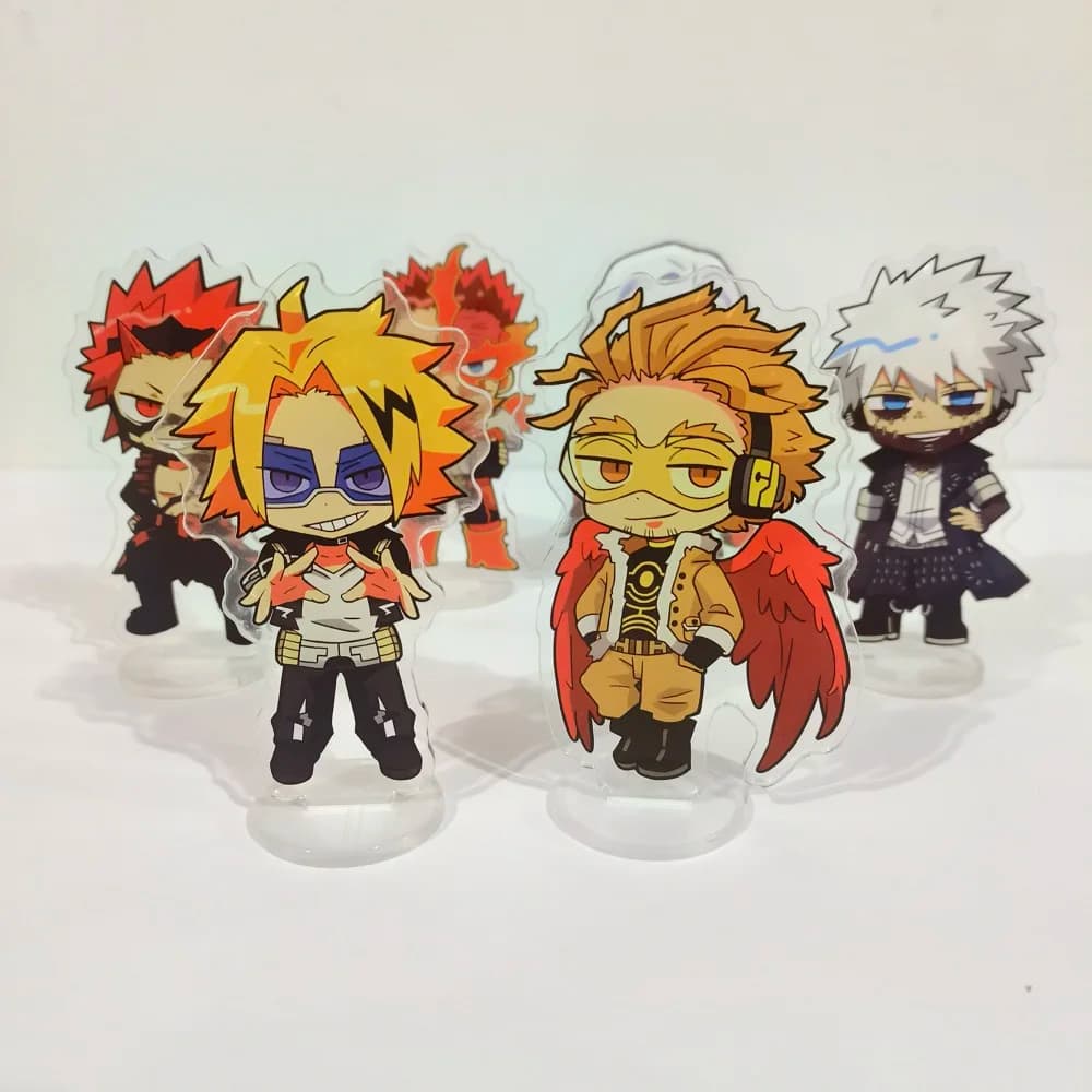 Popolare Anime My Hero Academia Figura Acrilica Stand Deku Might Shigaraki Tomura Modello Scrivania Decorazione Ventole Collezione Fai Da Te Puntelli Regalo