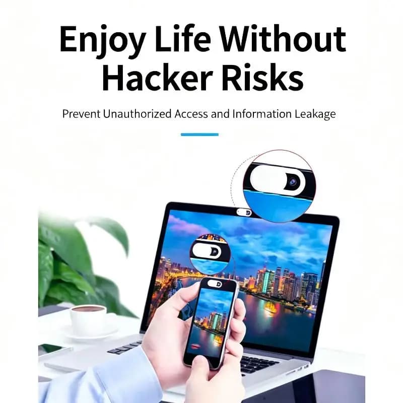 Laptop Camera Privacy Cover Webcam Cover Shutter Adhesive Slider For Tablet Web Pc Camera Mobile Phone Lens Privacy Sticker