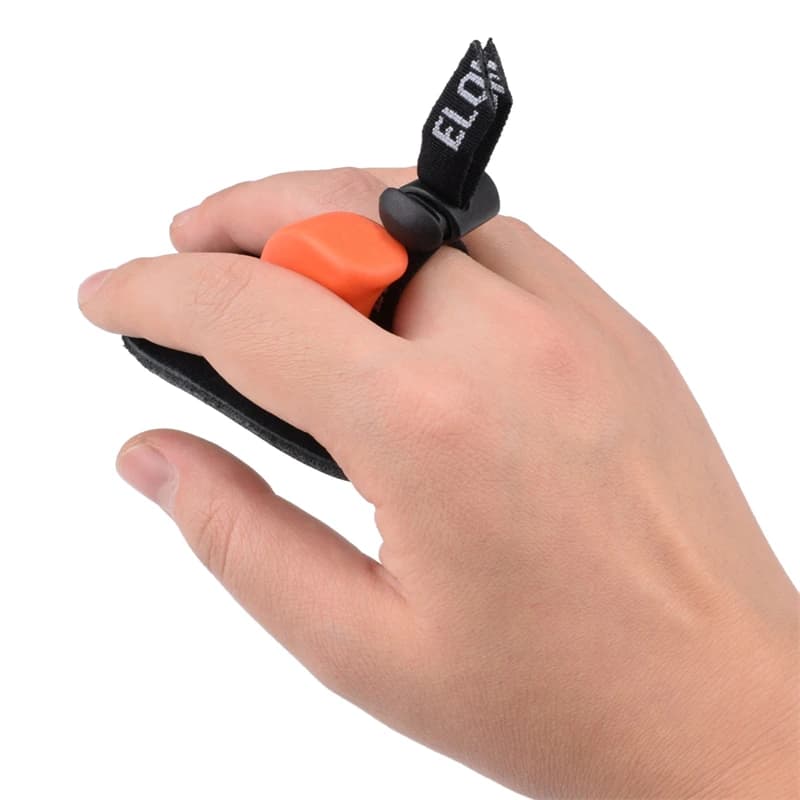 1PC Finerstall in pelle per mano destra per tiro con l'arco protettivo tiro al bersaglio accessori per attrezzature per arco ricurvo