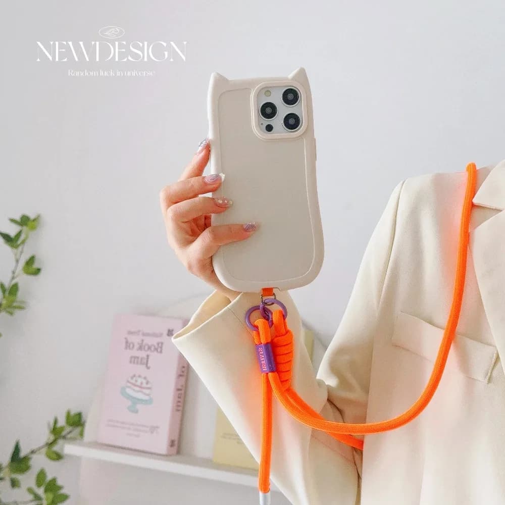 Tracolla regolabile INS semplice alla moda per IPhone 17 Pro Max 16 15 Pro Cordino anti-smarrimento portatile per esterni a tracolla universale