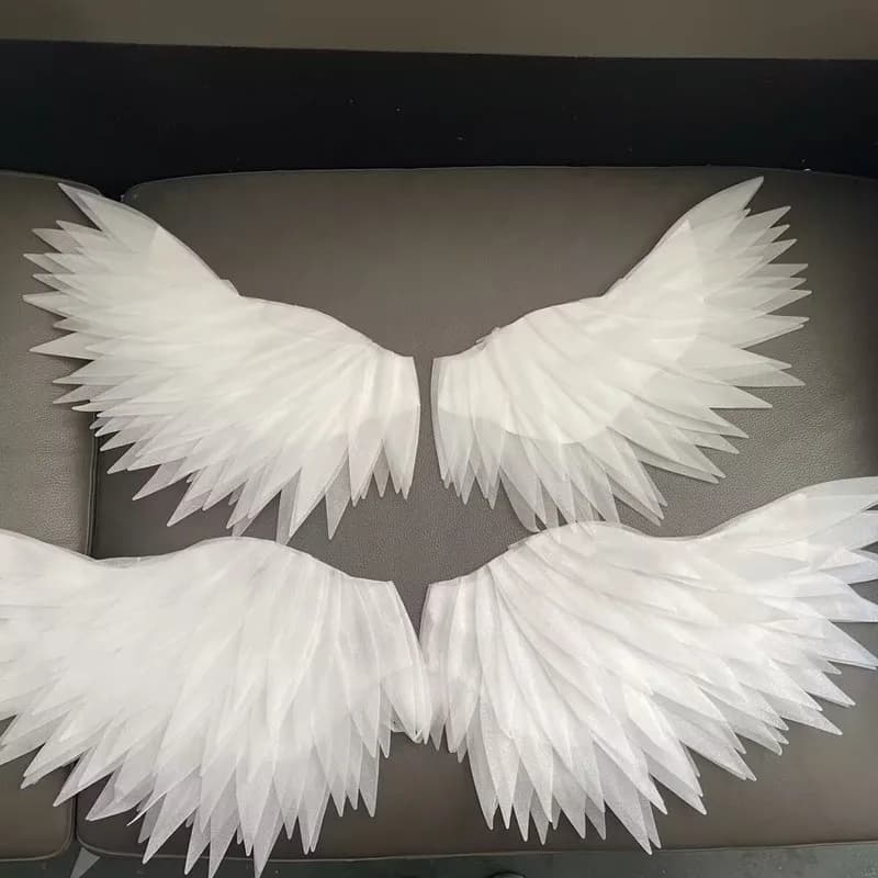 Electric Openable Angel Wings Bouquet Decor Pearl Cotton Valentine DIY Handcraft Material Pack Flower Ornament Supplies
