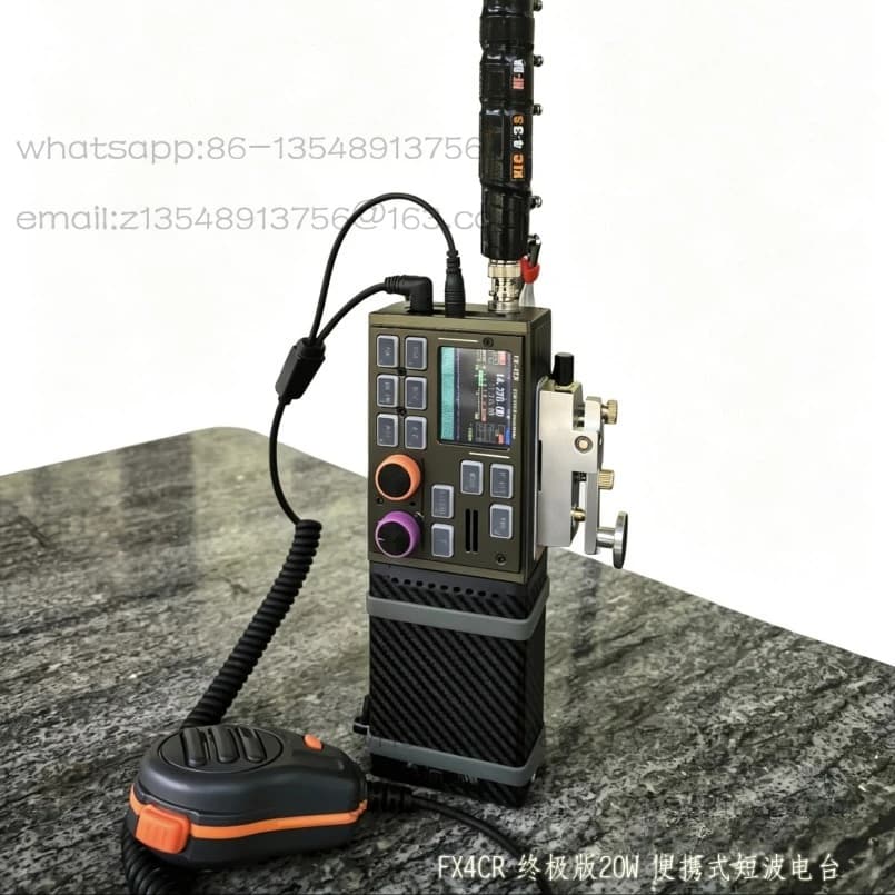 FX4CR Ultimate Edition 20W SDR handheld shortwave radio, built-in Bluetooth sound card, with approval code European American