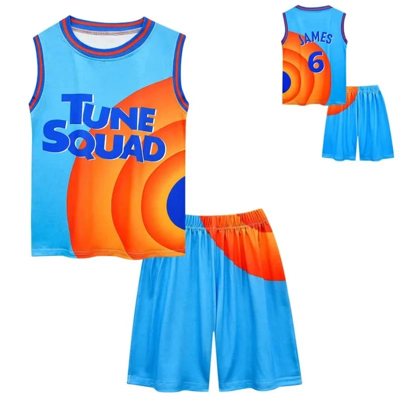 2026 Space Jam 2 Jersey James Tune Squad Basketball Shirt Vest Shorts Tracksuit Uniforme Roupas Sports 56P5L