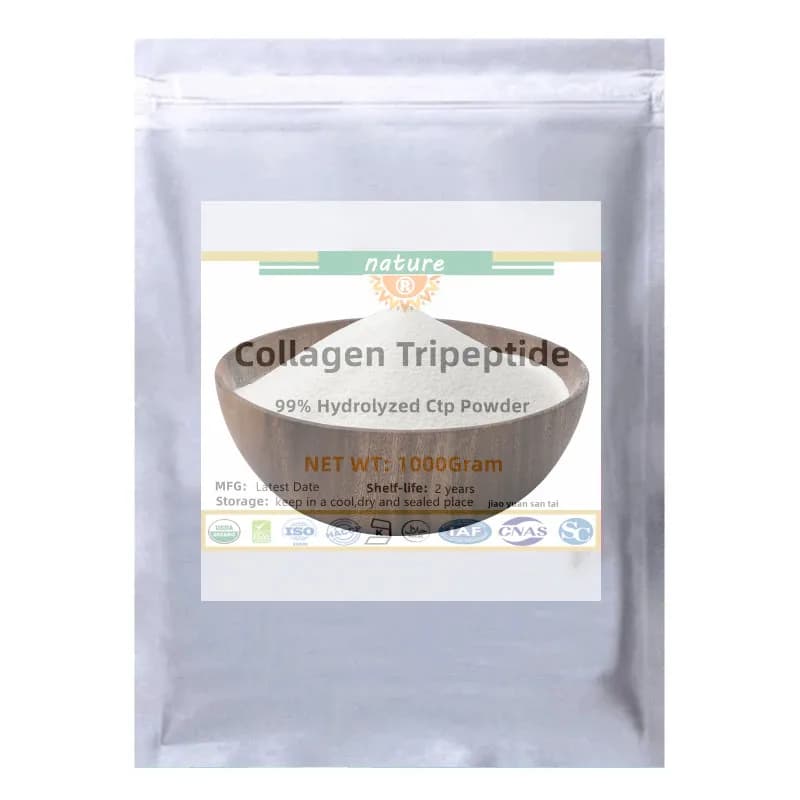 I produttori globali di AliExpress vendono polvere di tripetti di collagene al 99%: integratore antirughe e idratante per la cura della pelle