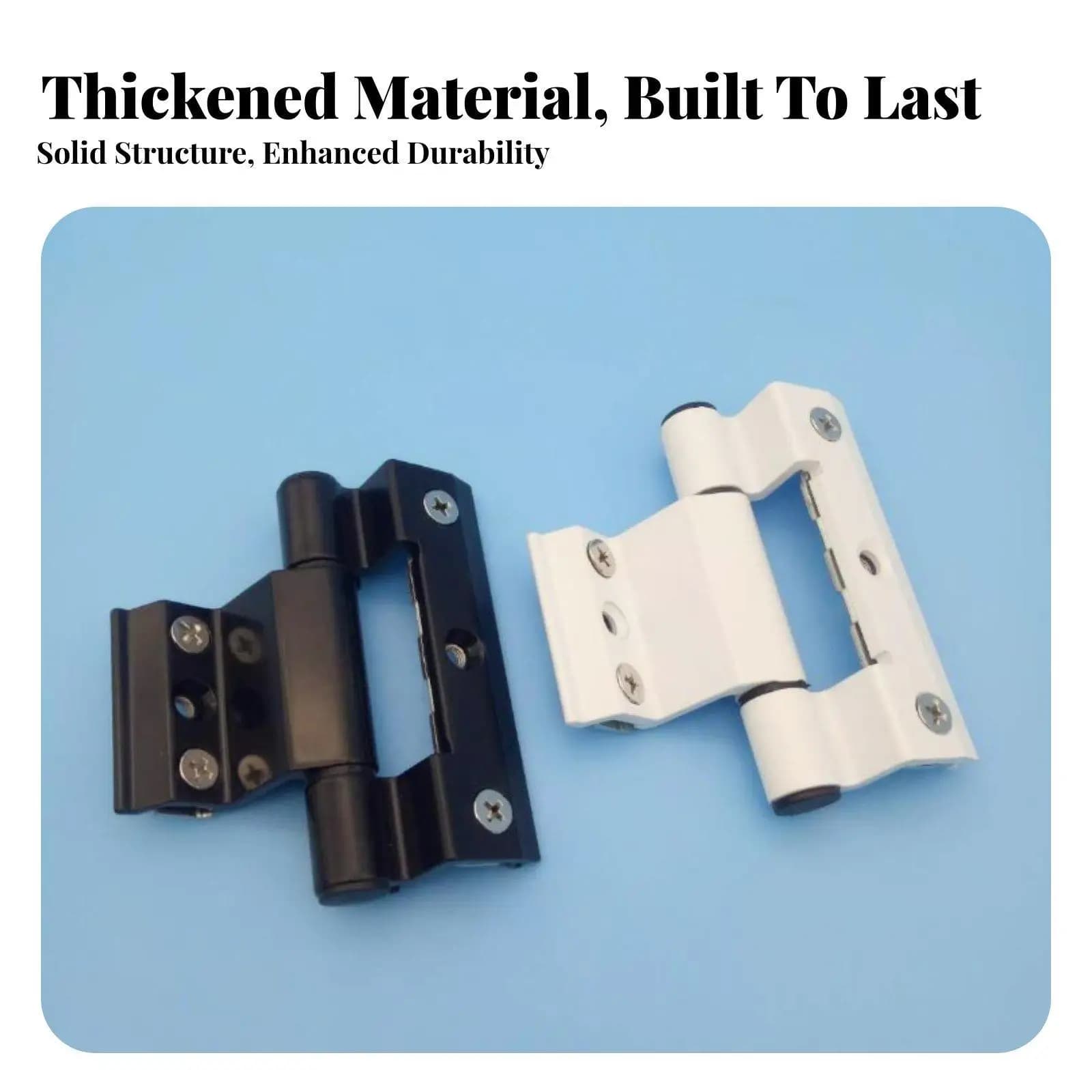 Concealed Drill Free Window Hinge Quality Aluminum Door Pivot Home Hardware for Easy Installation