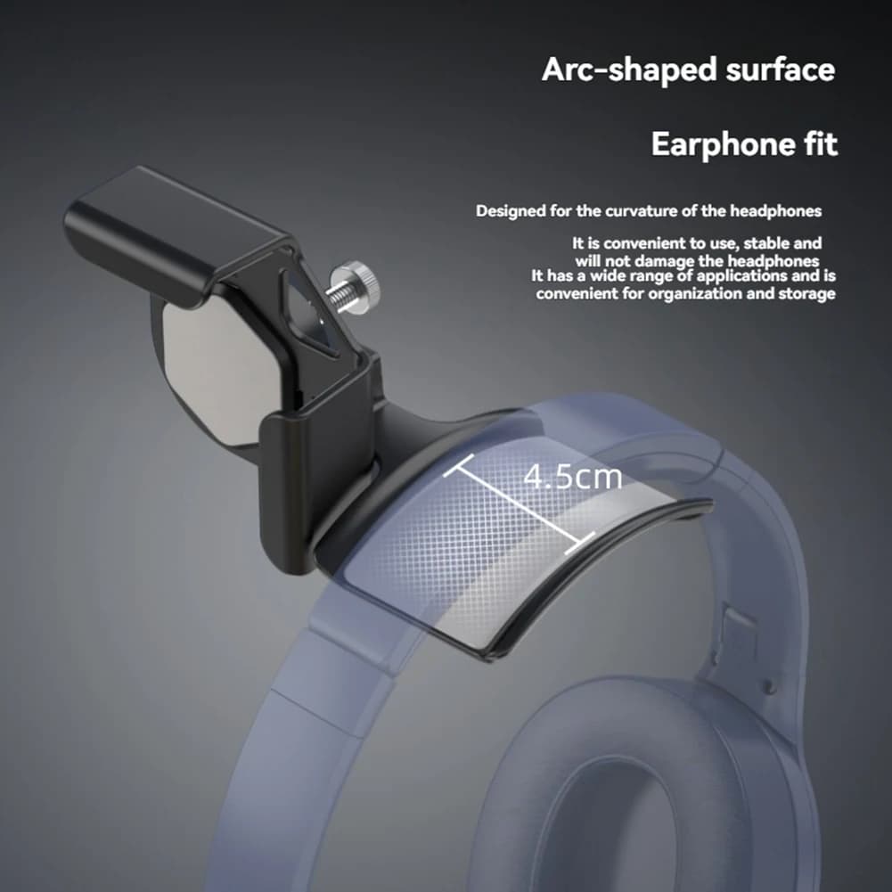 Headset Bracket For Desktop For Desktop Organizer PC Monitor Hanger Wall Hook Headphone Stand A-ABFT