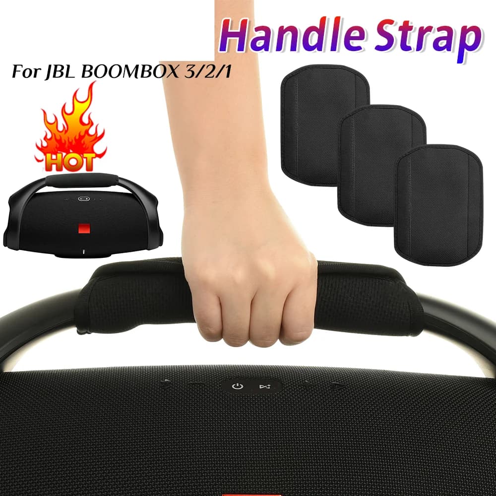 Cuscinetto Adesivo per Maniglia Altoparlante Portatile per JBL BOOMBOX 1/2/3, Cuscinetto Protettivo Antiscivolo Ispessito per Altoparlante da Esterno