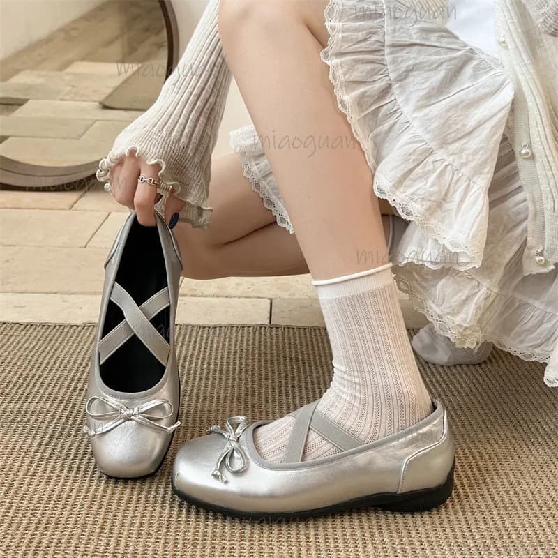 Autunno Nuovi Appartamenti Donne Mary Jane Scarpe da Donna Comfort Superficiale Slip on in Morbida Pelle Eelgant Dress Ballerine Zapatos De Mujer
