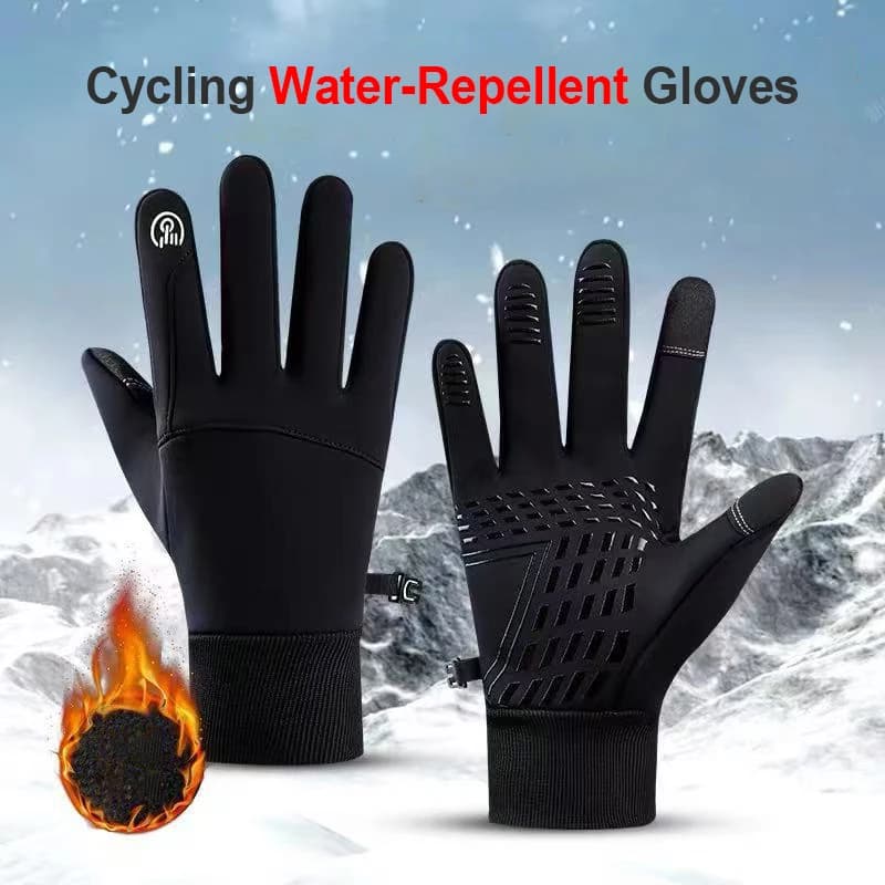 Women's Winter Cycling Gloves Women's Winter Cycling Gloves Water Repellent Non-slip Gloves Motorcycle Gloves Touchscreen Windproof fleece Sports Trekking Gloves