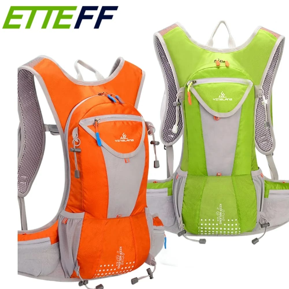 1 piece thermal insulation hydration backpack, light stagnated water pack with reflective safety for hiking, cycling, running