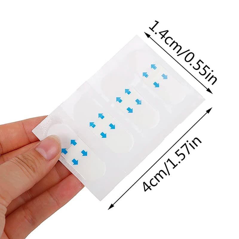 40 Parts of Invisible Ribbons for Face Lifting, Anti-Wrinkle Adhesives for Face, Front and Collo, Anti-Eight Patch, Slender Mask for Face