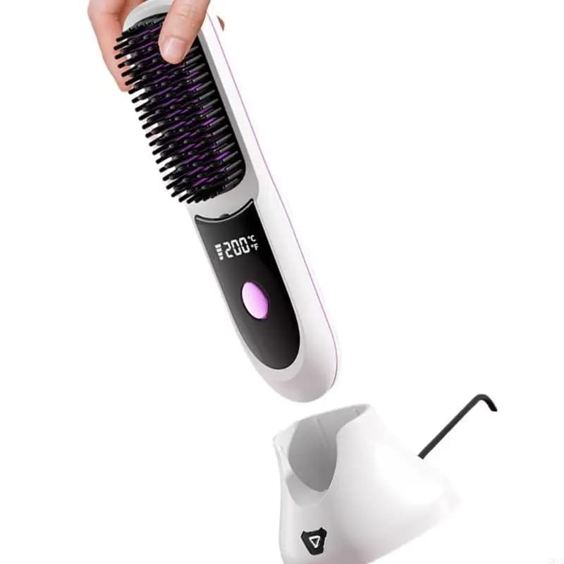 G8tc Cordless Casdless Restenere Riscaldamento rapido 3 marcia Regolabile Temperabile USB Pbi raddrizzamento dei capelli