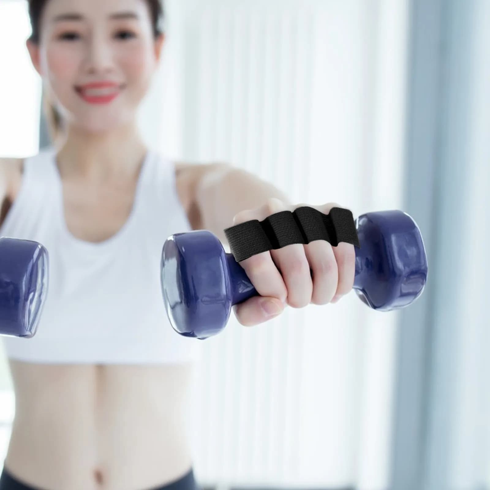 1 Gym Gloves Paio in Bovina and Nylon Leather, Mid-Size, Anti-slip, Usura Resistant, for Weight Lifting, Tractions, Fitness, Hand Protection, for Exterior