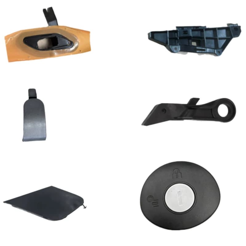 No.2 washer bracket Left reinforcement of front bumper Cover plate bracket on the water tank gasket Left front headlight panel L