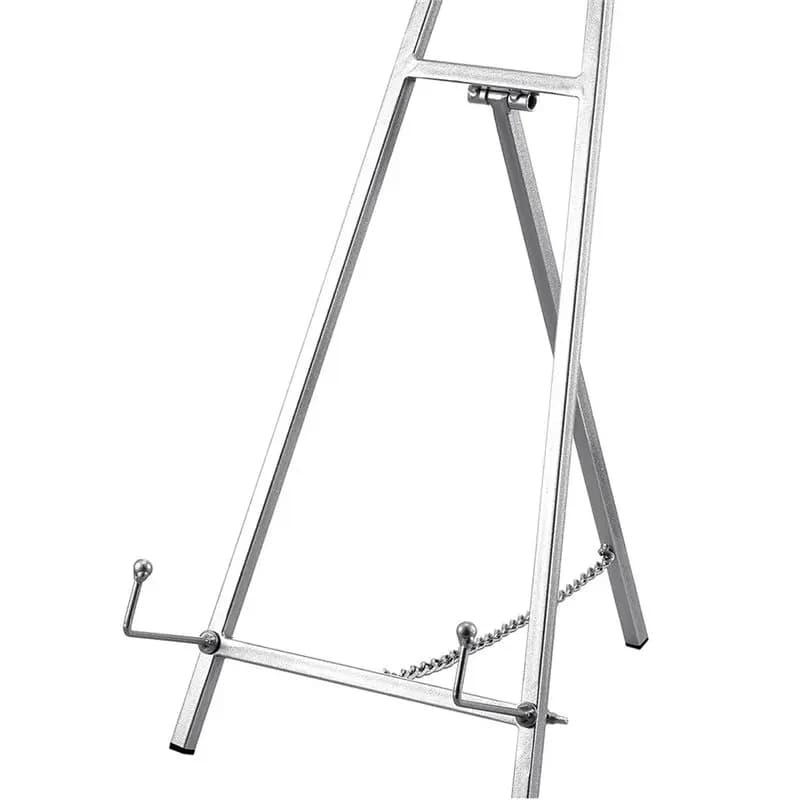 A84X-Large Metal Desktop Easel, Picture Frame, Wedding Display Photo Frame, Mirrored Art Display Stand B