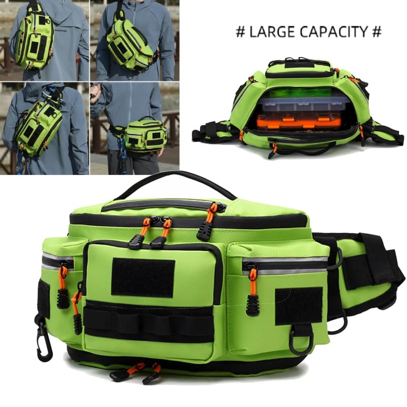 Esca Fishing Waist Large Fish Box Accessories Outdoor Hunting Equipment Hiking Camping Fishing Bags Portable Waist