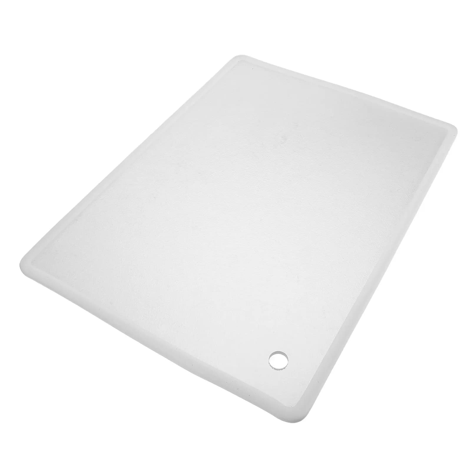 40x30cm Clear Tempered Glass Cutting Board Frosted Grip Surface Non-Slip Silicone Corners Easy Clean Modern Kitchen Chopping