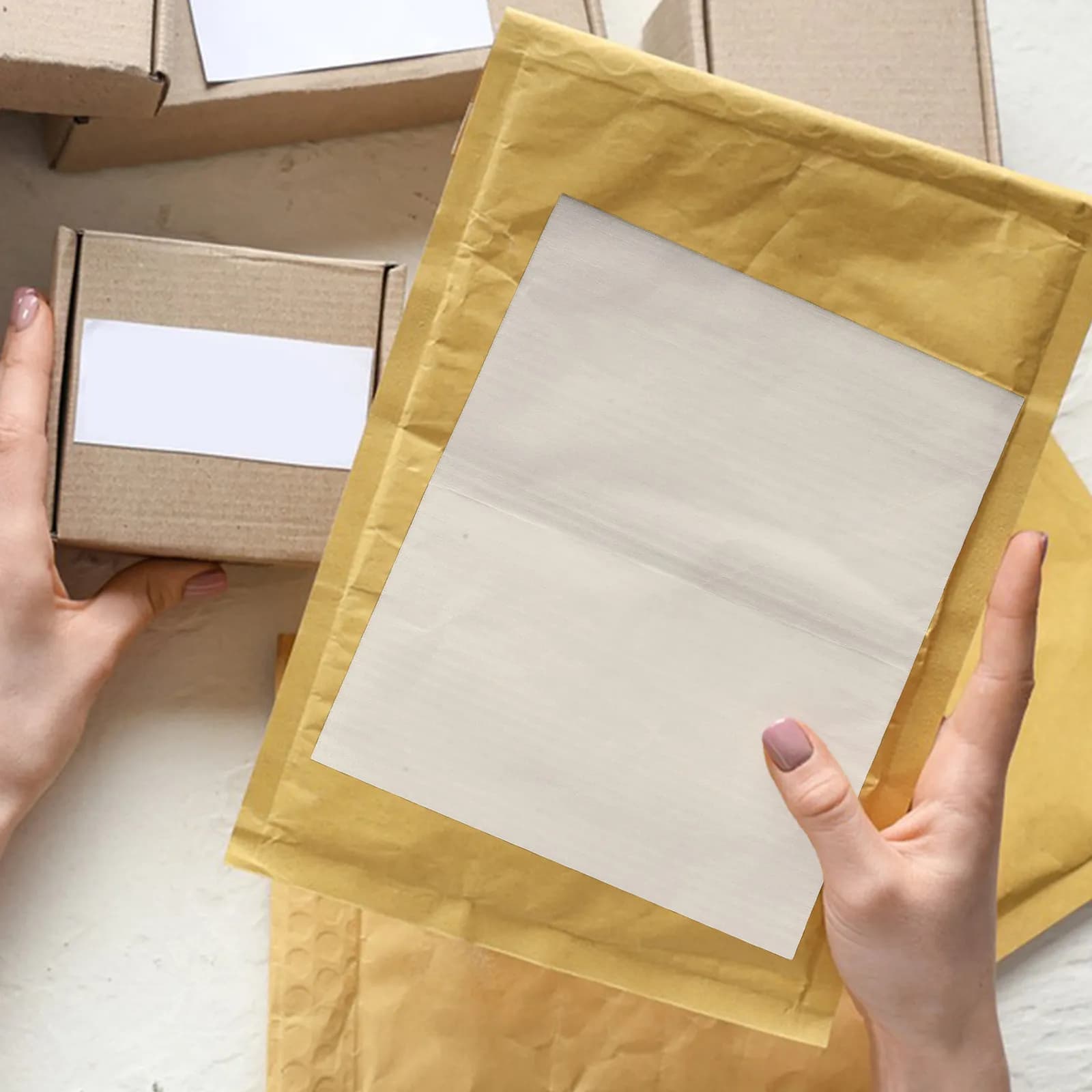 File Folder Document Organizer Office Halloween Christmas Envelope Style Bag Foam Envelope Bags 100Pcs Pearl Cotton White