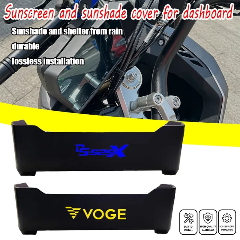 Per Voge DS900X DS625 DS525X DSX 900 2024 2025 Parasole Moto per Schermo Strumentazione Protezione Cruscotto