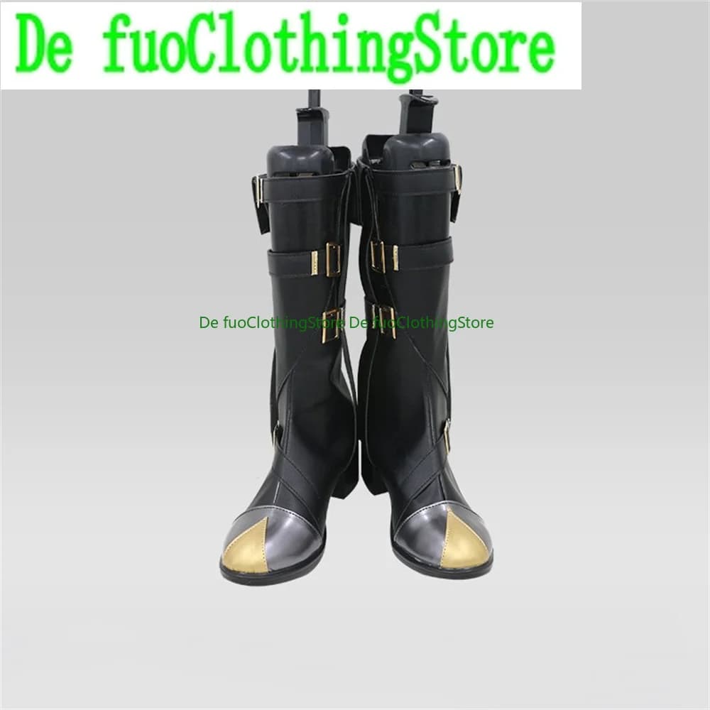 DefuoClothing Nu Carnevale Kuya Yakumo Lama Scarpe Cosplay Stivali Gioco Anime Gioco di ruolo Puntelli per feste di Halloween Scarpe Stivali